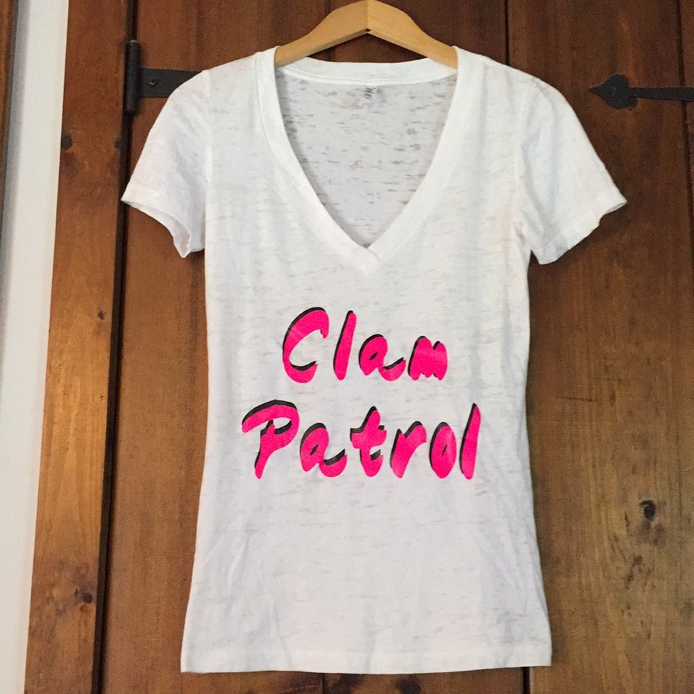 🏳️‍🌈 Custom Clam Patrol graphic T Burnout LGBT